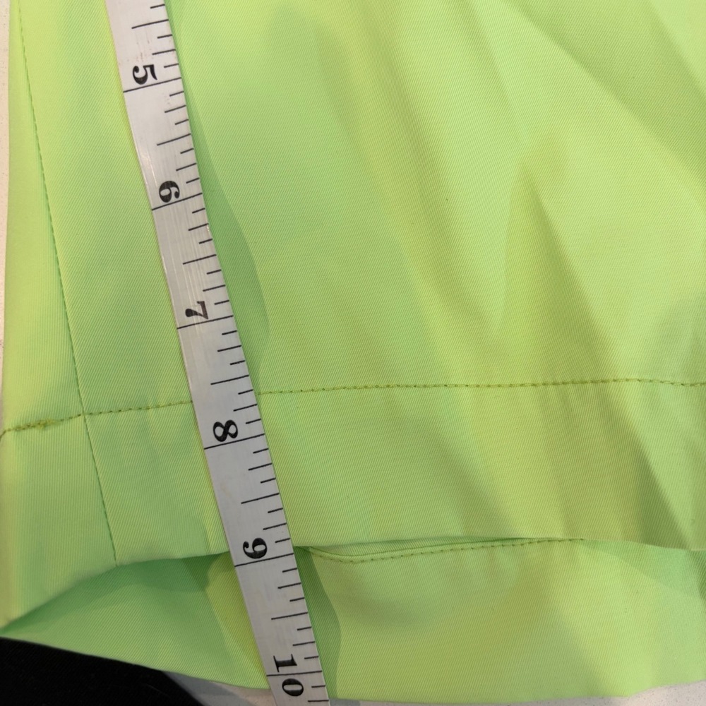 RLX Ralph Lauren Mens Classic Fit Golf Shorts Neon Lime Green Sz 35 Performance - Picture 6 of 6